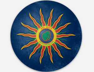 Circle Sun Sticker